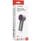 Verbatim Cool n Go IceTouch, Ventilador gris/Violeta