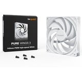 be quiet! Pure Wings 3 140mm PWM high-speed , Ventilador blanco