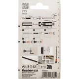 fischer Anclaje de hormigón celular FPX M8, Pasador 