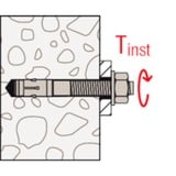fischer Anclaje de perno FBN II 12/10, Pasador plateado