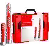 fischer L-BOXX 102 DuoPower, Pasador gris claro/Rojo