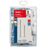 fischer Meisterbox PowerFast II cabeza avellanada TG/VG PZ, Juego de tornillos 