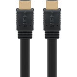 goobay Cable plano HDMI 2.1 de alta velocidad con Ethernet 8K / 60 Hz negro