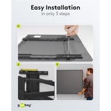 goobay Soporte de pared para TV Basic FULLMOTION (M) negro