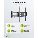 goobay Soporte de pared para TV Basic FULLMOTION (M) negro
