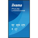 iiyama LH5066UHSB-B1AG, Pantalla de gran formato negro (mate)