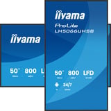 iiyama LH5066UHSB-B1AG, Pantalla de gran formato negro (mate)