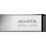 ADATA UR350-32G-RSR/BK, Lápiz USB níquel/Negro