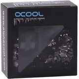 Alphacool 17473 accesorio o pieza de sistema de refrigeración para ordenador Racor, Conexión negro, Racor, Latón, Negro, 1/4", 23 mm, 2,6 cm