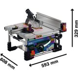 Bosch GTS 18V-70, 0601B44100, Sierra circular de mesa azul
