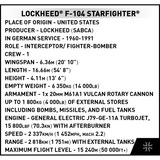 COBI Lockheed F-104 Starfighter, Juegos de construcción 