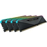 Corsair Vengeance CMN32GX4M4Z3600C18 módulo de memoria 32 GB 4 x 8 GB DDR4 3600 MHz, Memoria RAM negro, 32 GB, 4 x 8 GB, DDR4, 3600 MHz, 288-pin DIMM, Negro