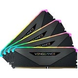 Corsair Vengeance CMN32GX4M4Z3600C18 módulo de memoria 32 GB 4 x 8 GB DDR4 3600 MHz, Memoria RAM negro, 32 GB, 4 x 8 GB, DDR4, 3600 MHz, 288-pin DIMM, Negro