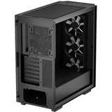 DeepCool CG540 ARGB Cristal templado frontal y lateral, Cajas de torre negro, Midi Tower, PC, Negro, ATX, EATX, micro ATX, Mini-ITX, ABS, SPCC, Vidrio templado, Juego