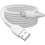 Digitus Cable de conexión USB 2.0 de silicona USB-A > USB-C blanco