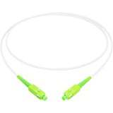 Digitus Cable de parche de fibra óptica simplex, reforzado con acero, monomodo, SC/APC > SC/APC blanco