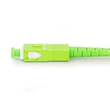 Digitus Cable de parche de fibra óptica simplex, reforzado con acero, monomodo, SC/APC > SC/APC blanco