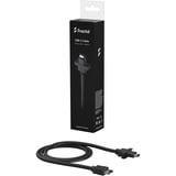 Fractal Design FD-A-USBC-001 cable USB 0,67 m Negro negro, 0,67 m, USB C, 10000 Mbit/s, Negro