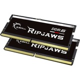 G.Skill Ripjaws F5-4800S3434A16GX2-RS módulo de memoria 32 GB 2 x 16 GB DDR5 4800 MHz, Memoria RAM negro, 32 GB, 2 x 16 GB, DDR5, 4800 MHz, 262-pin SO-DIMM