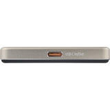 Intenso Powerbank inalámbrico magnético MW5000 Champagne, Banco de potencia champaña