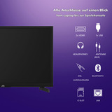 JVC LT-24VAH3455, Televisor LED negro
