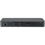 Kensington Replicador híbrido Quad 4K SD5920T EQ Thunderbolt 4 con tecnología DisplayLink, Estación de acoplamiento Alámbrico, Thunderbolt 4, 96 W, 3,5 mm, 10,100,1000,2500 Mbit/s, Negro