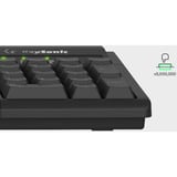 KeySonic KSK-8008U-IP teclado Hogar / Oficina USB Negro negro, Completo (100%), Alámbrico, USB, Interruptor de membrana, Negro