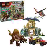 LEGO Jurassic World Misión Aérea: Spinosaurus y Quetzalcoatlus, Juegos de construcción Juego de construcción, 8 año(s), Plástico, 984 pieza(s), 1,77 kg