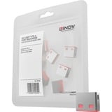 Lindy 40460 bloqueador de puerto USB tipo A Rosa Acrilonitrilo butadieno estireno (ABS) 10 pieza(s), Protección contra robos rojo, Bloqueador de puerto, USB tipo A, Rosa, Acrilonitrilo butadieno estireno (ABS), 10 pieza(s), Bolsa de plástico