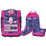 McNeill Cartera de escuela violeta/Rosa