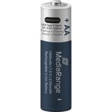 MediaRange Batería USB-C Li-Ion, Mignon AA I 1.5V | 1400 mAh, paquete de 4 