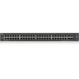 Zyxel XGS2210-52 Gestionado L2 Gigabit Ethernet (10/100/1000) 1U Negro, Interruptor/Conmutador Gestionado, L2, Gigabit Ethernet (10/100/1000), Montaje en rack, 1U