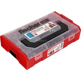 fischer FixTainer - DUOPOWER 541105, Pasador gris claro/Rojo