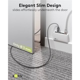 goobay Cable adaptador Ethernet USB-C 3.2 Gen2 > RJ-45, Slim negro/Gris