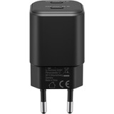 goobay Cargador rápido dual USB-C Nano, PD, GaN, 35 vatios negro