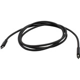 i-tec Thunderbolt 3 – Class Cable, 40 Gbps, 100W Power Delivery, USB-C Compatible, 150cm negro, 40 Gbps, 100W Power Delivery, USB-C Compatible, 150cm, Masculino, Masculino, 1,5 m, Negro, 40 Gbit/s, 7680 x 4320 Pixeles
