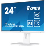 iiyama XUB2492HSU-W6, Monitor LED blanco (mate)