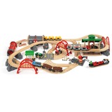 BRIO 33052 Set circuito de tren deluxe, Ferrocarril LR44, Multicolor