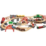 BRIO 33052 Set circuito de tren deluxe, Ferrocarril LR44, Multicolor