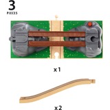 BRIO 33391 Puente para circuito de tren, Ferrocarril marrón/Gris, Rastrear, Niño/niña, 3 año(s), Marrón, Verde, Gris
