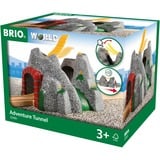 BRIO 33481 Túnel mágico, Ferrocarril gris/Rojo, Paisaje, Niño/niña, 3 año(s), AA, Multicolor