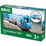 BRIO 33506 tren de pasajeros a pilas, Vehículo de juguete azul/Gris, 33506, 0,3 año(s), Necesita pilas, Multicolor