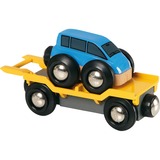 BRIO 33577 Vagón porta-coches, Vehículo de juguete 33577, 0,3 año(s), Negro, Azul, Amarillo