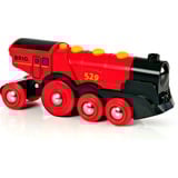 BRIO 33592 Gran locomotora a pilas con luz y sonido, Vehículo de juguete rojo, Niño/niña, 3 año(s), AAA, Negro, Rojo