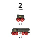 BRIO 33697 Tren de alta velocidad, Vehículo de juguete negro, 33697, Niño/niña, Madera, Lift and Load, 2 pieza(s), 0,3 año(s), Negro, Rojo