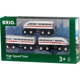 BRIO 33748 Tren de alta velocidad, Vehículo de juguete blanco/Negro, Vagón, 3 año(s), LR44, Multicolor