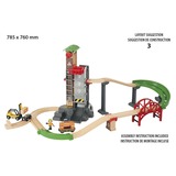 BRIO 53.033.887 Modelos a escala, Juego de construcción Niño/niña, Lift and Load, 32 pieza(s), 0,3 año(s), CE, FSC, Grüner Punkt, Tren/ferrocarril de juguete