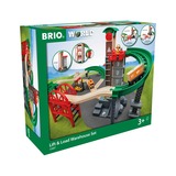 BRIO 53.033.887 Modelos a escala, Juego de construcción Niño/niña, Lift and Load, 32 pieza(s), 0,3 año(s), CE, FSC, Grüner Punkt, Tren/ferrocarril de juguete