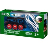 BRIO 7312350335996 Trenes de juguete, Vehículo de juguete negro, Niño/niña, 3 año(s), Negro, Rojo