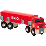 BRIO 7312350336573 Modelos a escala, Vehículo de juguete rojo, 7312350336573, Modelo a escala de camión para transporte de troncos, Previamente montado, Niño/niña, 6 pieza(s), 0,3 año(s), 99 año(s)